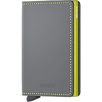 Bild von SECRID Slimwallet matte grey/lime