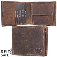 Bild von Giorgio Carelli Naturleder Portemonnaie RFID safe einfach 