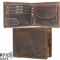 Bild von Naturleder Portemonnaie RFID safe Giorgio Carelli
