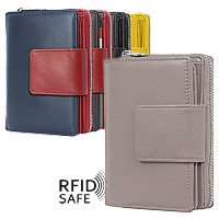 Bild von Reissverschlussbörse Medici RFID safe Riccardo Ferducci