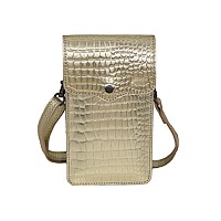 Bild von Bear Design Smartphone Tasche metallic Kroko Callisto Pelle 