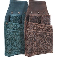 Bild von Naturleder Service Set Flower JockeyClub