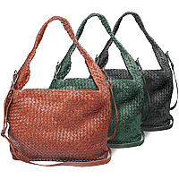 Bild von Bear Design Tasche, Shopper Cow Lavato braided 