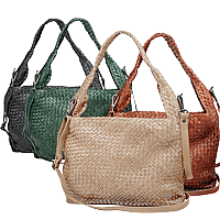 Bild von Bear Design Tasche, Shopper Cow Lavato braided 