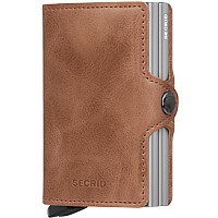 Bild von SECRID Twinwallet vintage cognac/silver