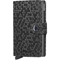 Bild von SECRID Miniwallet Hexagon black