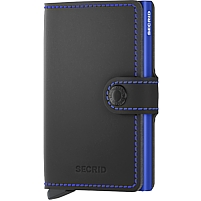 Bild von SECRID Miniwallet matte black/blue
