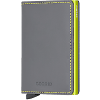 Bild von SECRID Slimwallet matte grey/lime