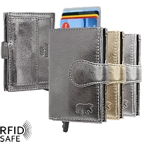Bild von Bear Design CardSlider Coin Callisto Pelle metallic