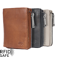 Bild von BEAR DESIGN Reissverschlussbörse Callisto Pelle RFID safe