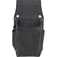 Bild von Naturleder Servicehalfter schwarz Riccardo Ferducci