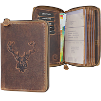 Bild von GREENBURRY Naturleder Brieftasche A6 Royal Stag
