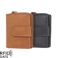 Bild von GREENBURRY Fiorentina Reissverschlussbörse Kleinformat RFID safe