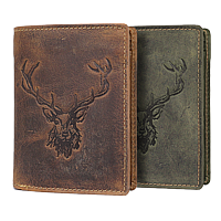 Bild von Naturleder Portemonnaie Royal Stag GREENBURRY hoch