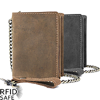 Bild von Naturleder Bikerbörse Hochformat RFID safe Jockey Club