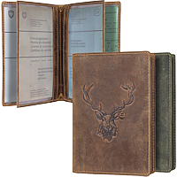 Bild von Naturleder Brieftasche Royal Stag GREENBURRY