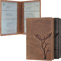 Bild von Naturleder Ausweisetui Hirsch