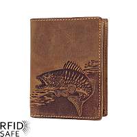 Bild von Naturleder Portemonnaie Zander RFID safe