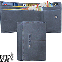 Bild von Naturleder Wickelbörse RFID safe 