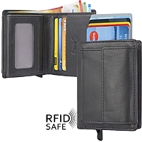 Bild von Portemonnaie mit SECRID Cardprotector RFID safe schwarz