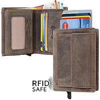 Bild von Naturleder Portemonnaie mit SECRID Cardprotector RFID safe