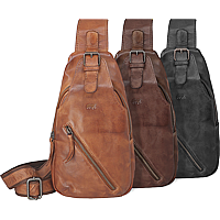 Bild von Crossbody, Bodybag Daley Bear Design Cow Lavato