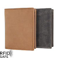 Bild von Naturlederportemonnaie Savage RFID safe hoch