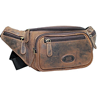 Bild von Naturleder Bauchtasche Giorgio Carelli