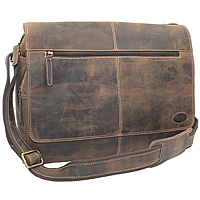 Bild von Naturleder Akten-, Laptop Tasche Giorgio Carelli