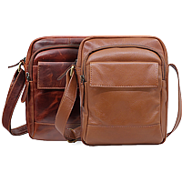 Bild von Schultertasche, Messengerbag Havana