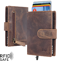 Bild von BEAR DESIGN Vintage Cardslider / Portemonnaie Vegas RFID safe