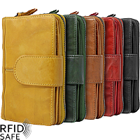 Bild von Vintage Reissverschlussbörse MANAGE Caracas L RFID safe