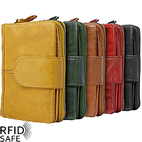 Bild von Vintage Reissverschlussbörse MANAGE Caracas M RFID safe