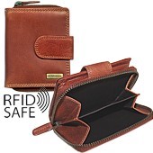 Bild von Reissverschlussbörse RFID SAFE Bear Design